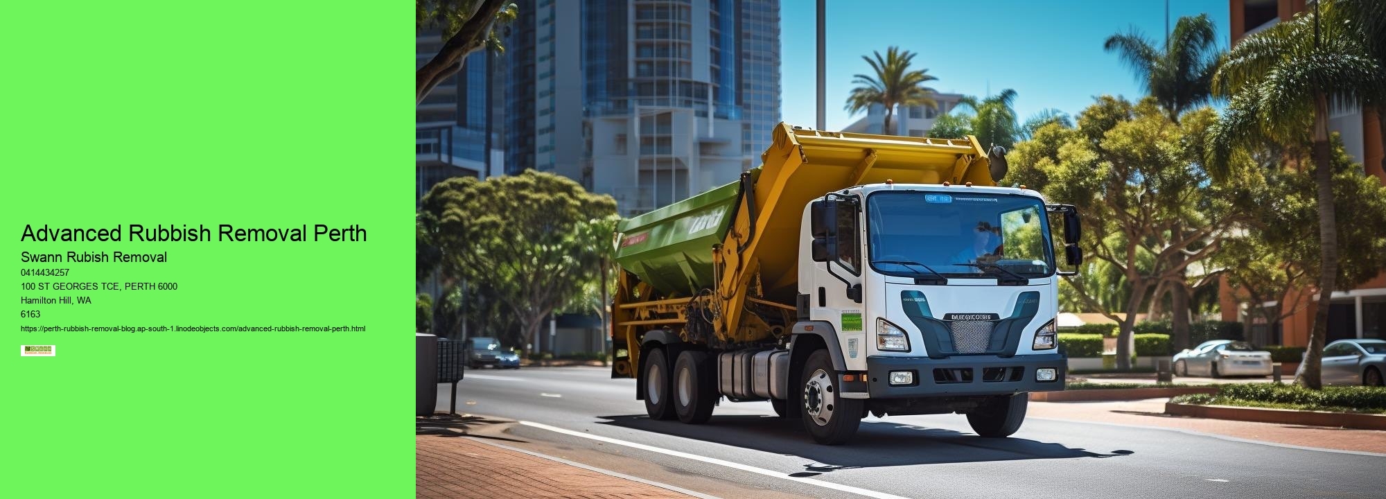 Comprehensive Garbage Services Perth