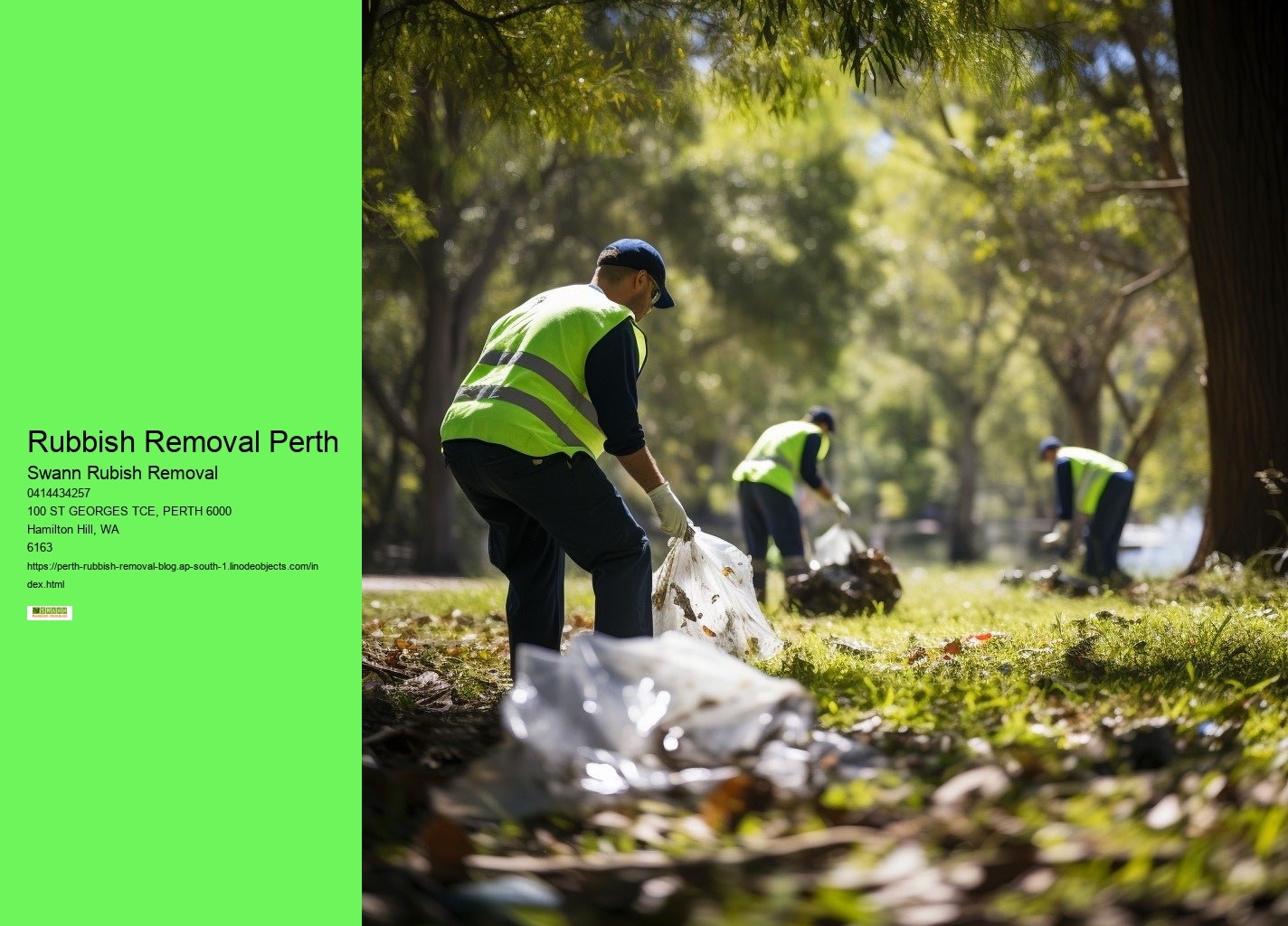 Bespoke Garbage Services Perth