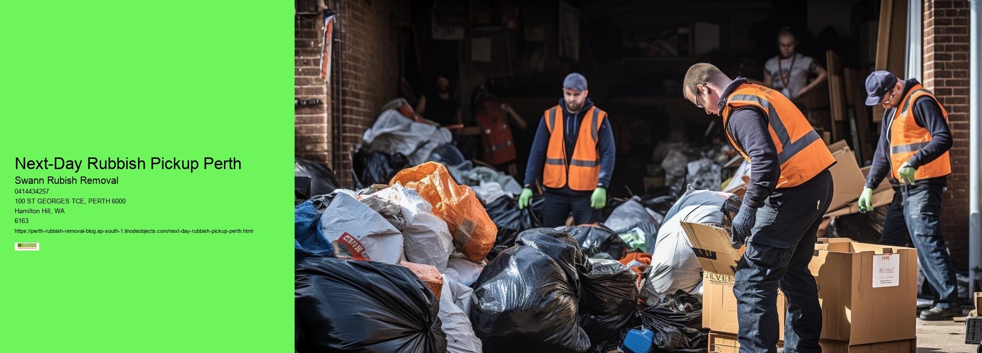 Perth Garbage Removal Specialists