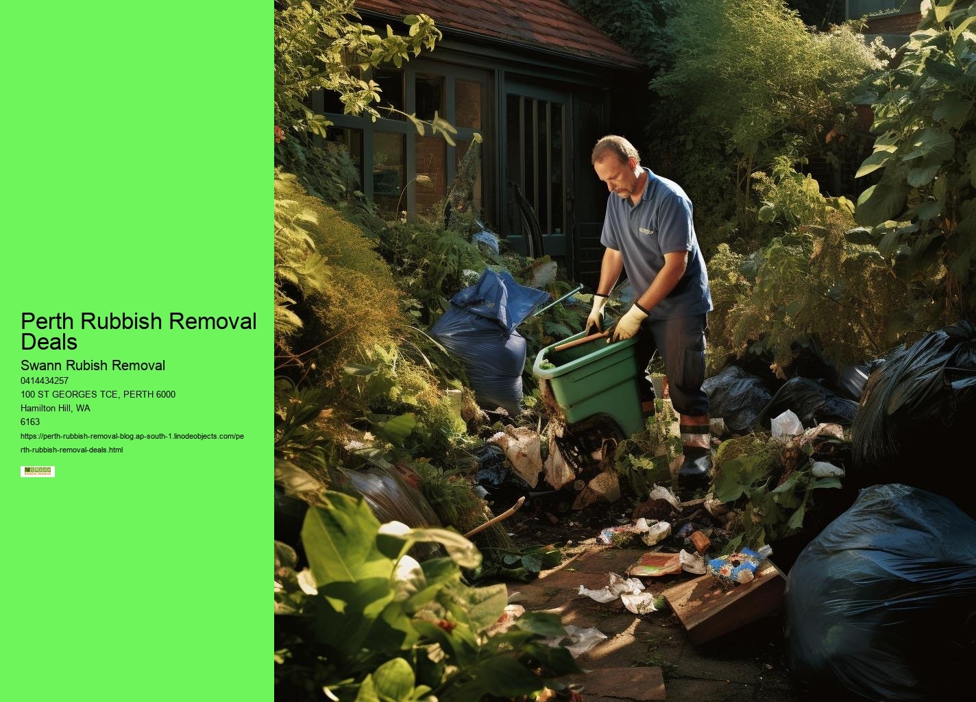 Quality Rubbish Removal Perth