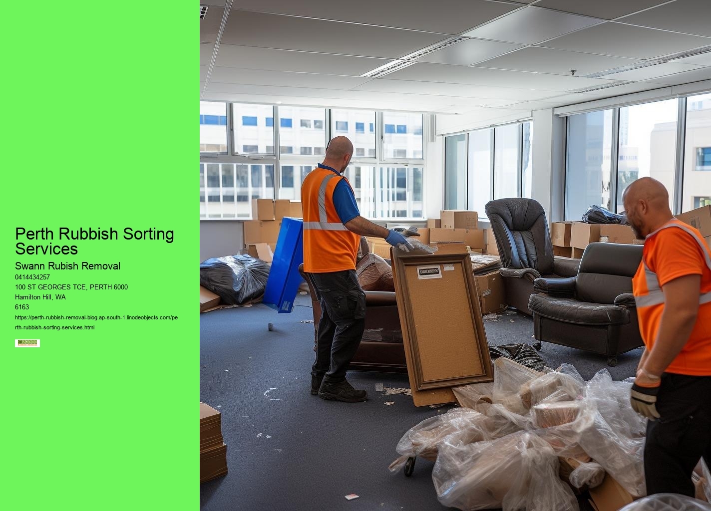 Localised Rubbish Hauling Perth