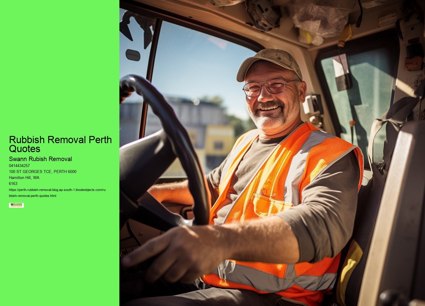 Eco-Conscious Junk Removal Perth